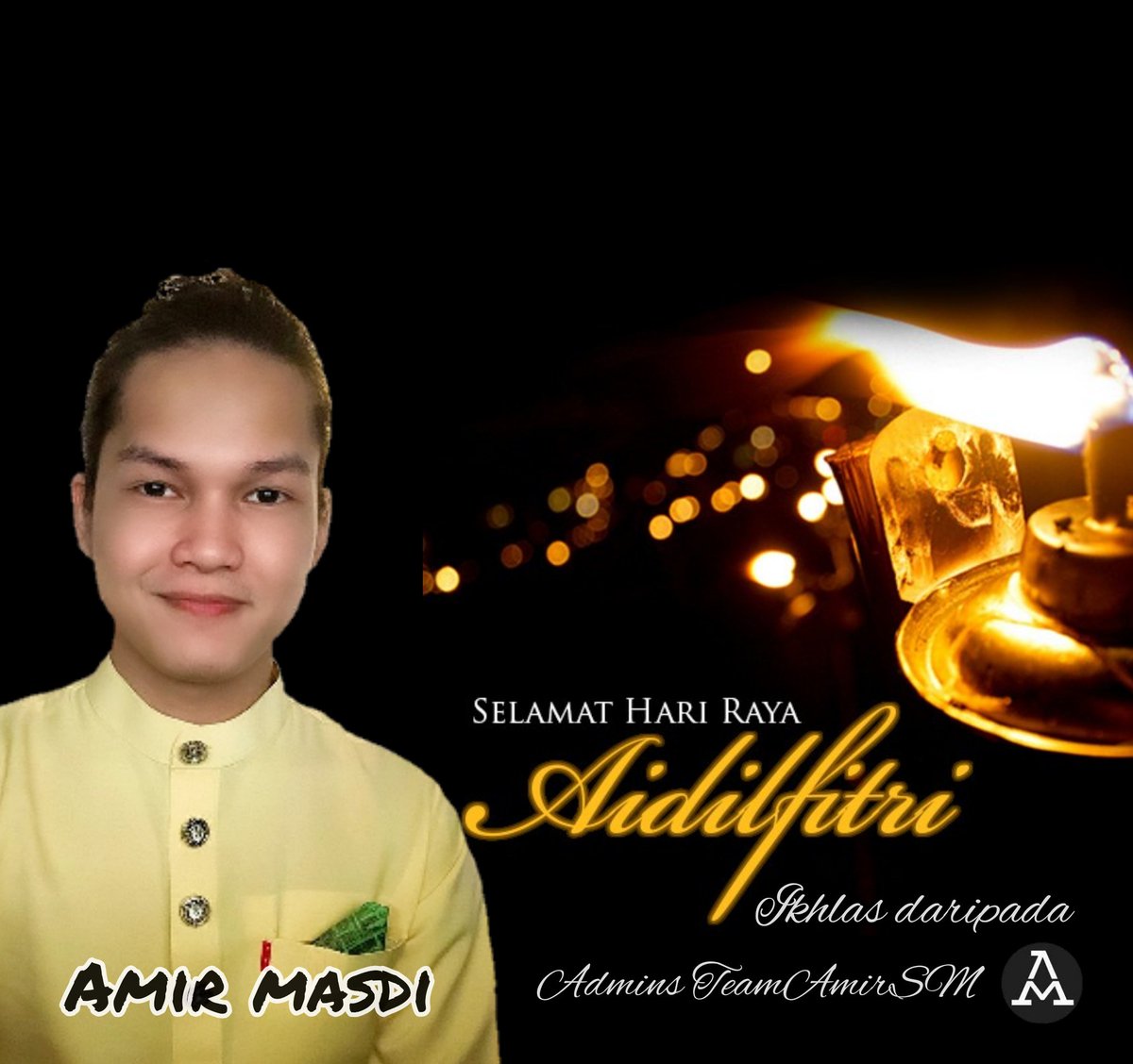 Ucapan buat peminat-peminat <a href="/Amir_Masdi/">AM</a> ,

Jambangan indah lagi berseri,
Menjadi hiasan di Aidilfitri,
Media Sosial dikirim pengganti diri,
Tanda ingatan tidak lupa dihati,
SELAMAT HARI RAYA AIDIL FITRI MAAF ZAHIR BATIN.

#StaySafe
#StayAtHome
#SelamatHariRayaAidilfitri2020