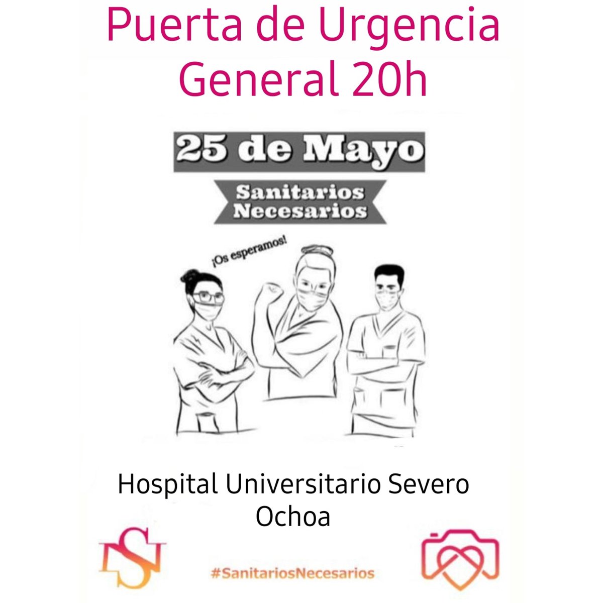 SanitariosHUSO's tweet photo. ¿Quien cuida de quien te cuida? Llevamos meses batallando, ahora, es el momento de UNIRNOS para luchar por una SANIDAD de CALIDAD y unas CONDICIONES LABORALES DIGNAS. Te esperamos con tu mascarilla y respetando  distacias sociales. https://t.co/lrG6WNtmPC