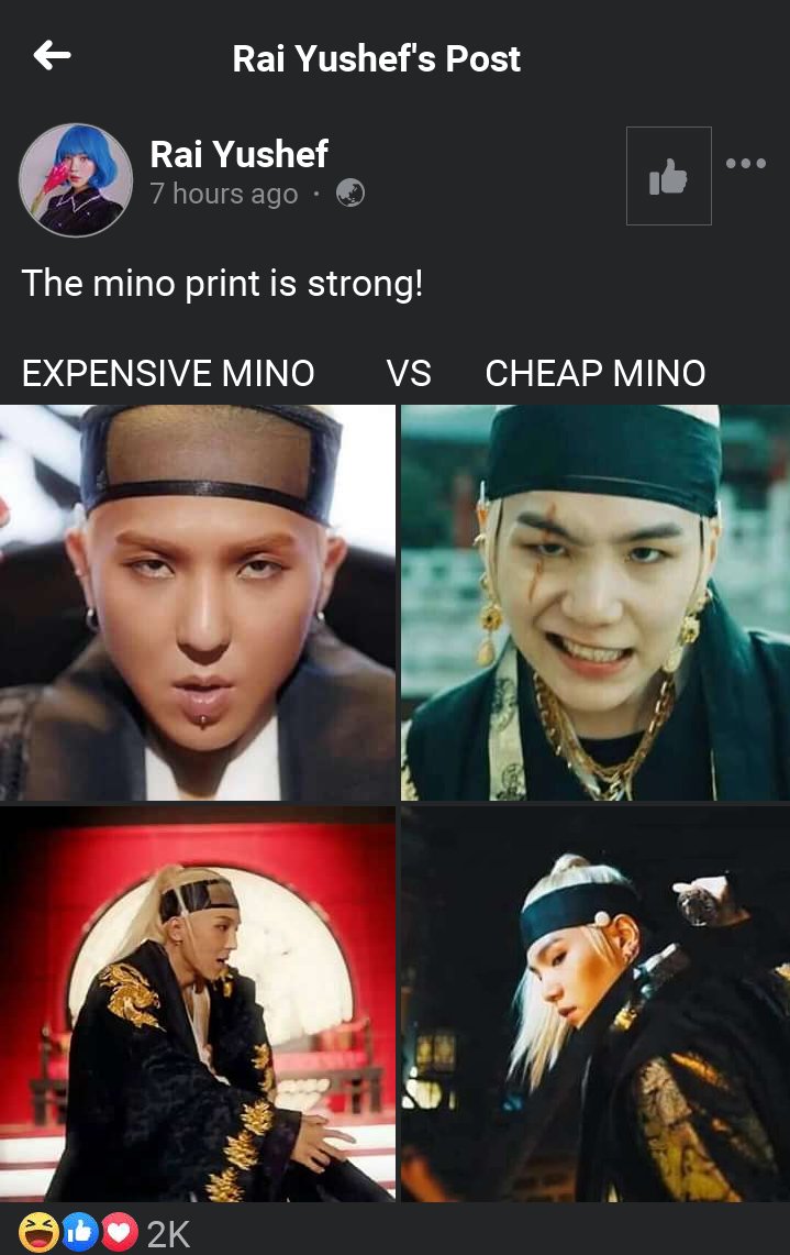 Army's replies about this toxic mino's fan calling YOONGI "the cheap one".A thread;