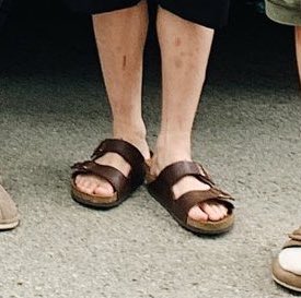 what to wear before filming the fight scene you’ve been training for your whole life?? obviously your favourite cork footbed sandals. (side note JK’s legs are always bruised and scratched  probably from roughhousing with chickens, dogs and Jins alike)