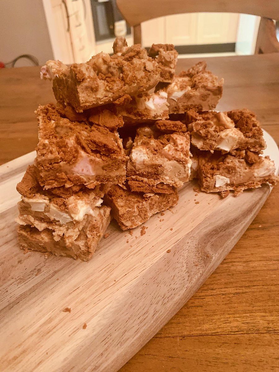 KeevaEats's tweet photo. Last night’s dessert - five-ingredient Biscoff Rocky Roads ☺️ 

#food #foodie #belfast #blog #blogger https://t.co/HSuyek2sJ5