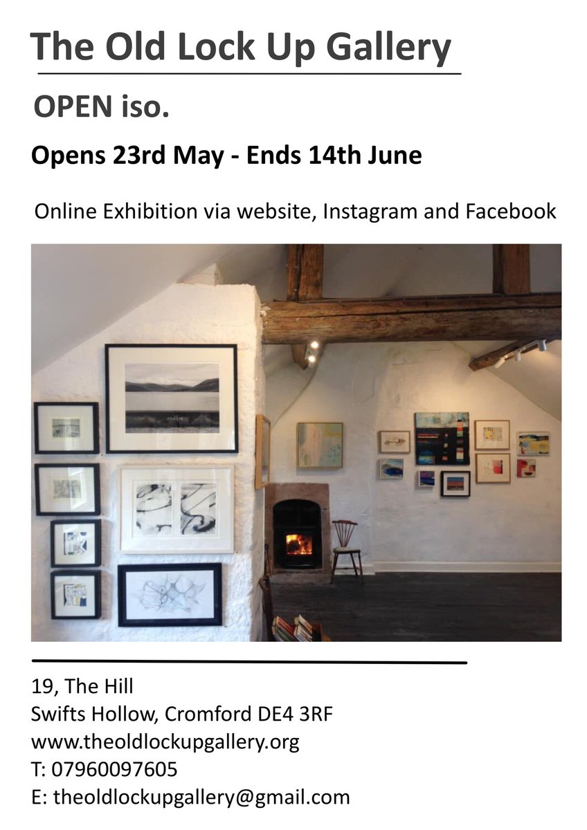 karenjoyce007's tweet photo. Hooray! @oldlockupstudio opens its #OPENiso online exhibition today and I'm delighted to be taking part. https://t.co/9m6EYaAa0i
