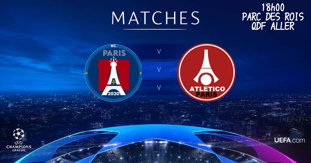 Cclem__'s tweet photo. 🔴🔵 MATCHDAY⚡️
Le @RCP_INSIDE_ affronte c’est soir @paris_atletico dans cette double confrontation de ces quarts de final de Ldc RP
#RCP #RCPARIS #LIGUERP #LDCRP https://t.co/sw1vDAgfLh