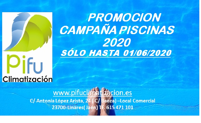 En #pifuclimatizacion, hemos preparado las mejores #ofertas en los productos de mantenimiento, para tu piscina ¡¡SOLO HASTA EL 1 DE JUNIO !! HAZ TU PEDIDO EN NUESTRA PAGINA pifuclimatizacion.es #LinaresNosPonemosEnMarcha