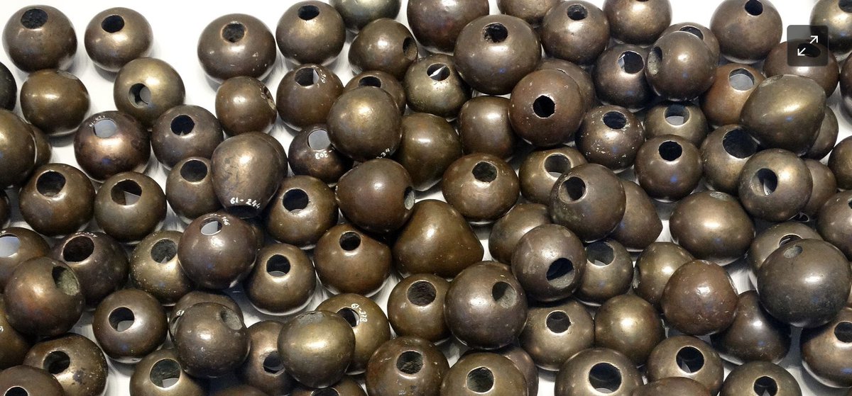 The round knobs are usually said to be mace heads, but there is no evidence that any of them was ever used in combat...