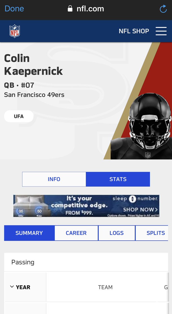 Thank you to everyone who held the <a href="/NFL/">NFL</a> accountable for falsely reporting that Colin “retired” on their website. They heard you loud &amp; clear bc the NFL put the accurate description that <a href="/Kaepernick7/">Colin Kaepernick</a> is a Unrestricted Free Agent (UFA). Tell them to stop denying him employment.