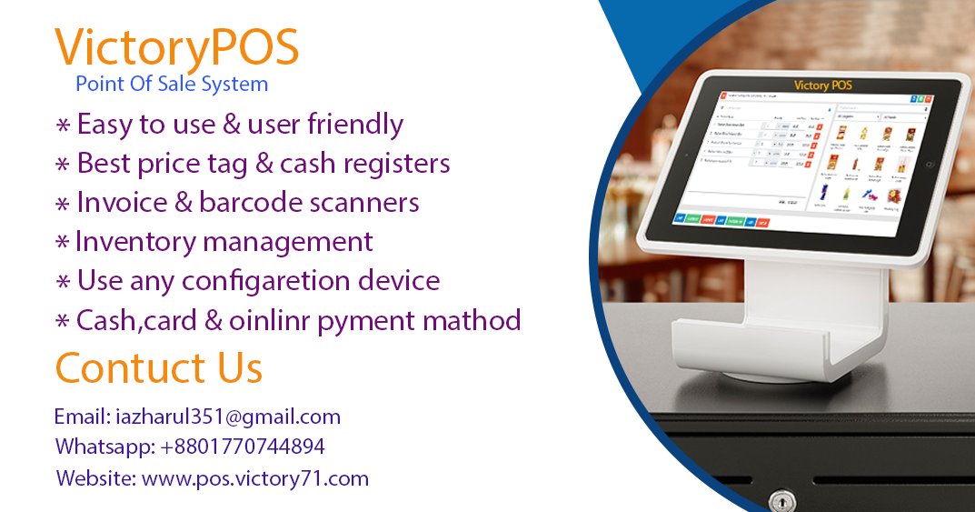 Victory71POS's tweet photo. Point Of Sale (POS) system is fully complete for Restaurant Management,Small Business,Super Shop and Retail https://t.co/CjTCh7dOM0
#POS #pointofsale #restaurant #retstaurantpos #retail  #RIPAmerica #PHP #Laravel #vuaJs #Website #software #ecommerce #javascript #Nodejs https://t.co/vpSOEe12Ca