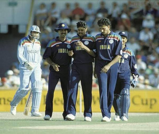 1992: The First World Cup in ColorsIndia won only 2 games, against Pakistan and Zimbabwe, placed 7th in points table just above Lanka and Zimbabwe.