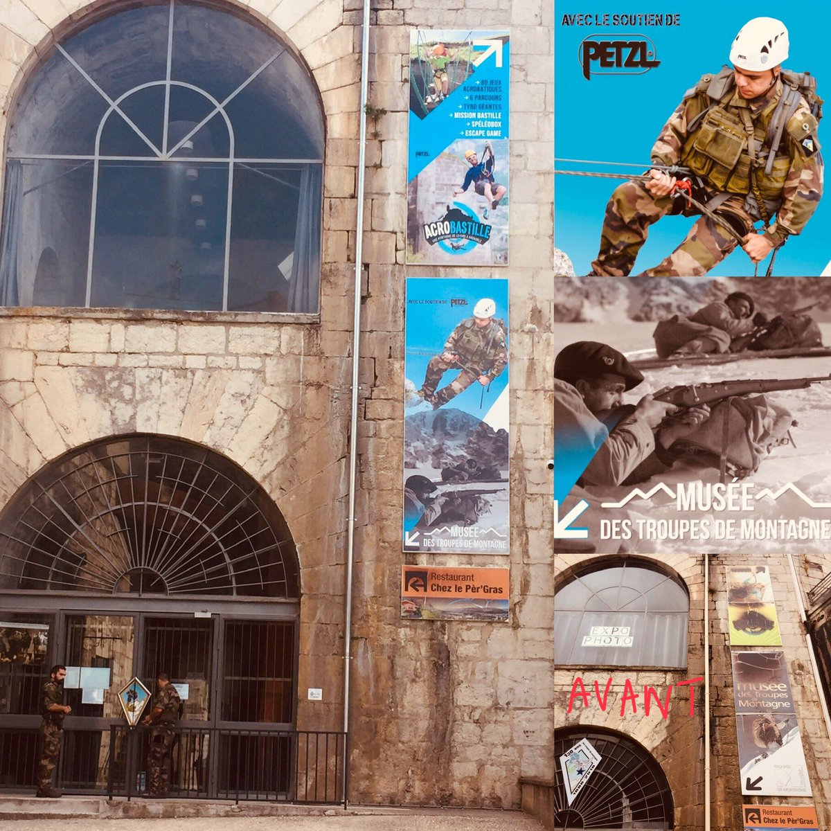 27e Brigade d'infanterie de montagne (@27bim) on Twitter photo Avant/Après - un superbe visuel pour mettre en avant le musée des Troupes de Montagne - Merci <a href="/Petzl/">Petzl</a> pour cette action de mécénat au profit de <a href="/MuseedesTdeM/">Musée des Troupes de Montagne</a> <a href="/TeleBastille/">Téléphérique et Bastille de Grenoble</a> @GrenobleTourism <a href="/VilledeGrenoble/">Ville de Grenoble</a> Avant/Après - un superbe visuel pour mettre en avant le musée des Troupes de Montagne - Merci <a href="/Petzl/">Petzl</a> pour cette action de mécénat au profit de <a href="/MuseedesTdeM/">Musée des Troupes de Montagne</a> <a href="/TeleBastille/">Téléphérique et Bastille de Grenoble</a> @GrenobleTourism <a href="/VilledeGrenoble/">Ville de Grenoble</a>