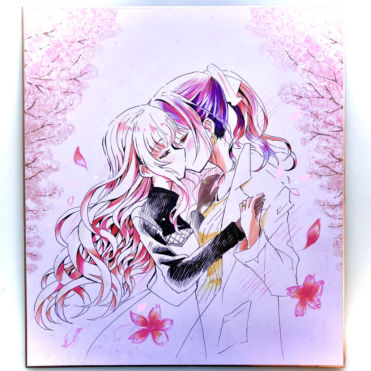#キスの日 #百合 #アナログ
連作っぽくなったので 