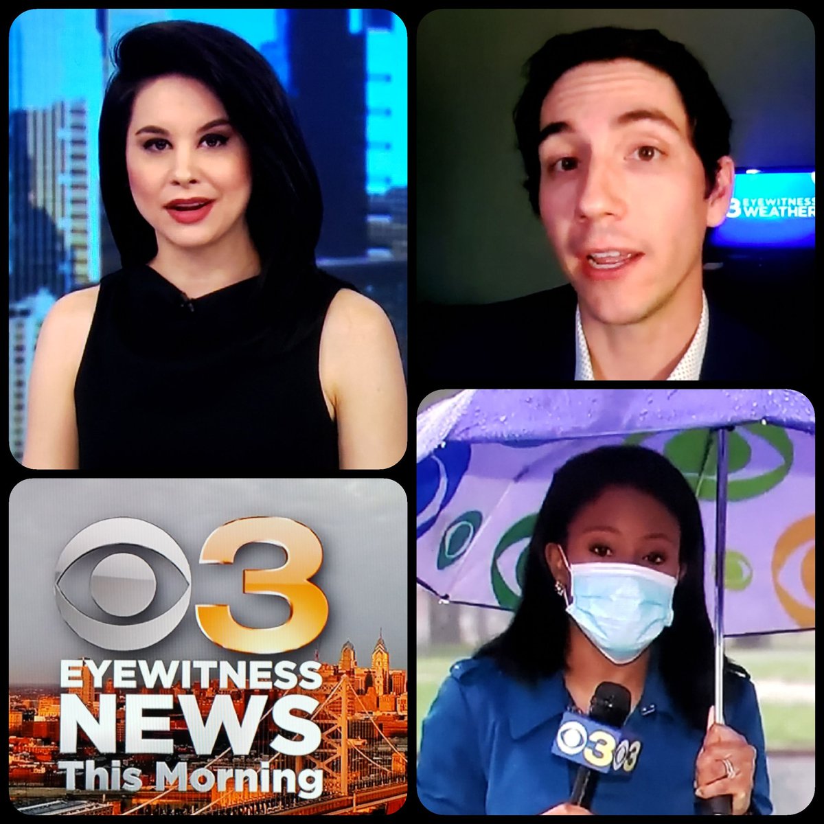 KennyBigelow's tweet photo. Good Saturday morning #CBS3MorningWeekendFamily @JanCarabeoCBS3 @MPetersonWx and @CrystalCranmore Enjoy this Wet &amp; Wild Saturday ☔🌧☔🌧 #Lovey'all 💖😘💞😍💝🥰 #ByeBye 👍👋🤗 https://t.co/rB9cbbdZ6y