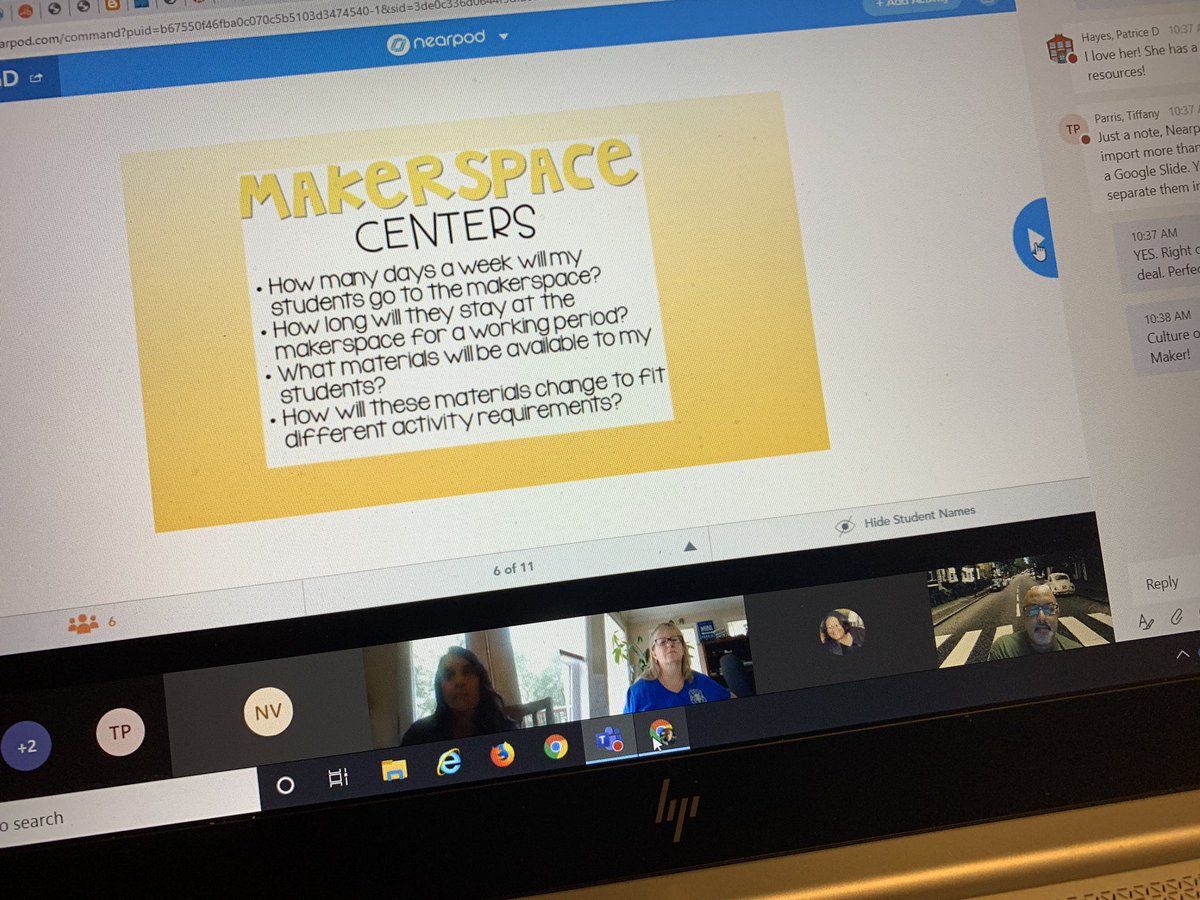 KathrynM101's tweet photo. Enjoying our weekly Magnet Mindset Moments with some of our Moore Teacher Heroes in the key of @nearpod! Thanks to @yaleab27 for creative instructional leadership! @moore_magnet #MooreMaker #MooreAtHome https://t.co/0xnsQYJCIx