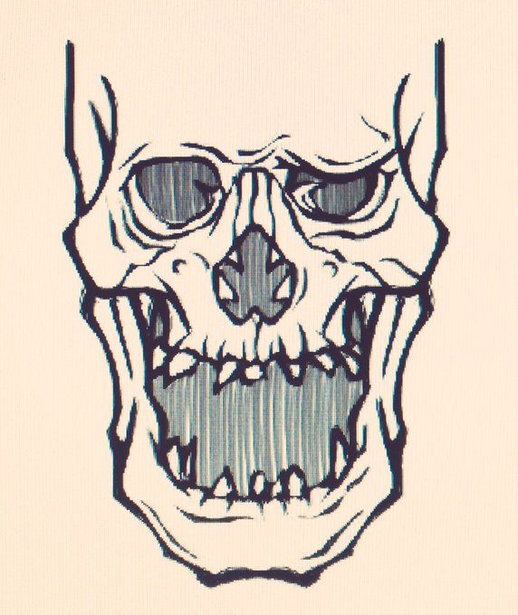 骸骨のtwitterイラスト検索結果