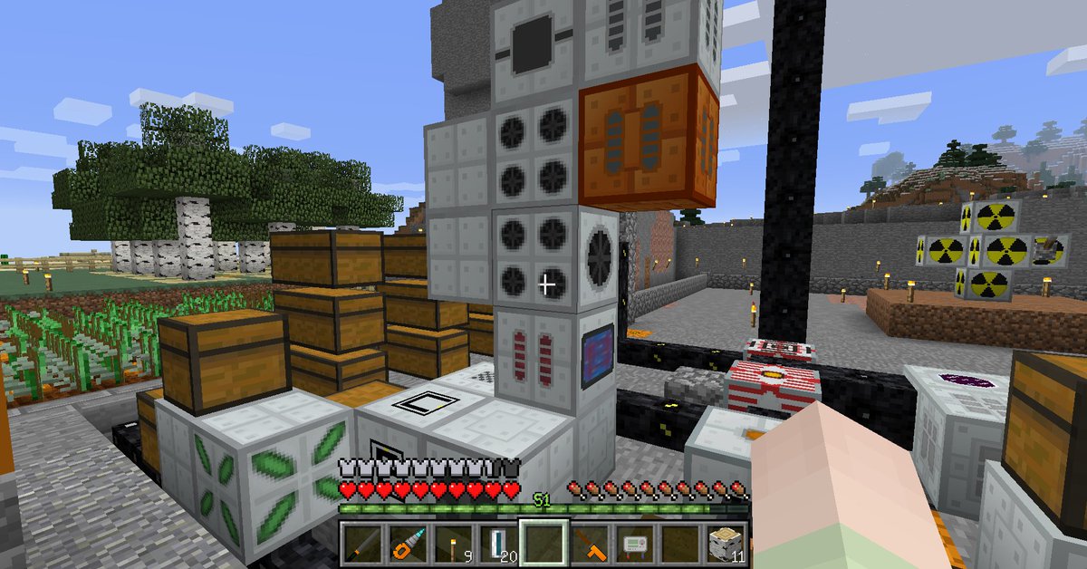 Fgshun Industrialcraft2 2 8 2 Ex112 のみの続き 原子炉 1 号機完成 1280 Hu T 理論値 960 Eu T 伝送損失や復水器で消費している分目減りして計測値は 925 Eu T 弱くらい Ic2 クリアみたいなもの かな あとは同じものをならべてプルトニウム Fgshun Industrialcraft2 2 8 2 Ex112 のみの続き 原子炉 1 号機完成 1280 Hu T 理論値 960 Eu T 伝送損失や復水器で消費している分目減りして計測値は 925 Eu T 弱くらい Ic2 クリアみたいなもの かな あとは同じものをならべてプルトニウム