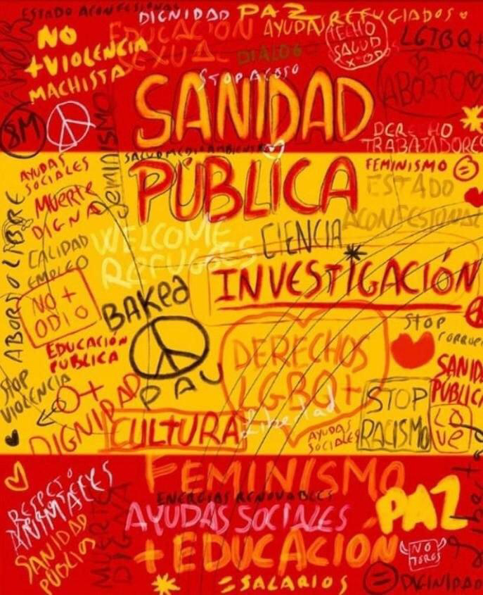 natiquiro's tweet photo. Soy tan española q yo la bandera la recuerdo en la mesa camilla de mi abuela, donde SIEMPRE cabía todo el mundo; en el camión de mi padre, que llevaba lo más esencial a cada hogar o en el bolso de mi madre, que estiraba la realidad para que todo fuese posible  #TambiénSomosEspaña https://t.co/4LU6Pije3k