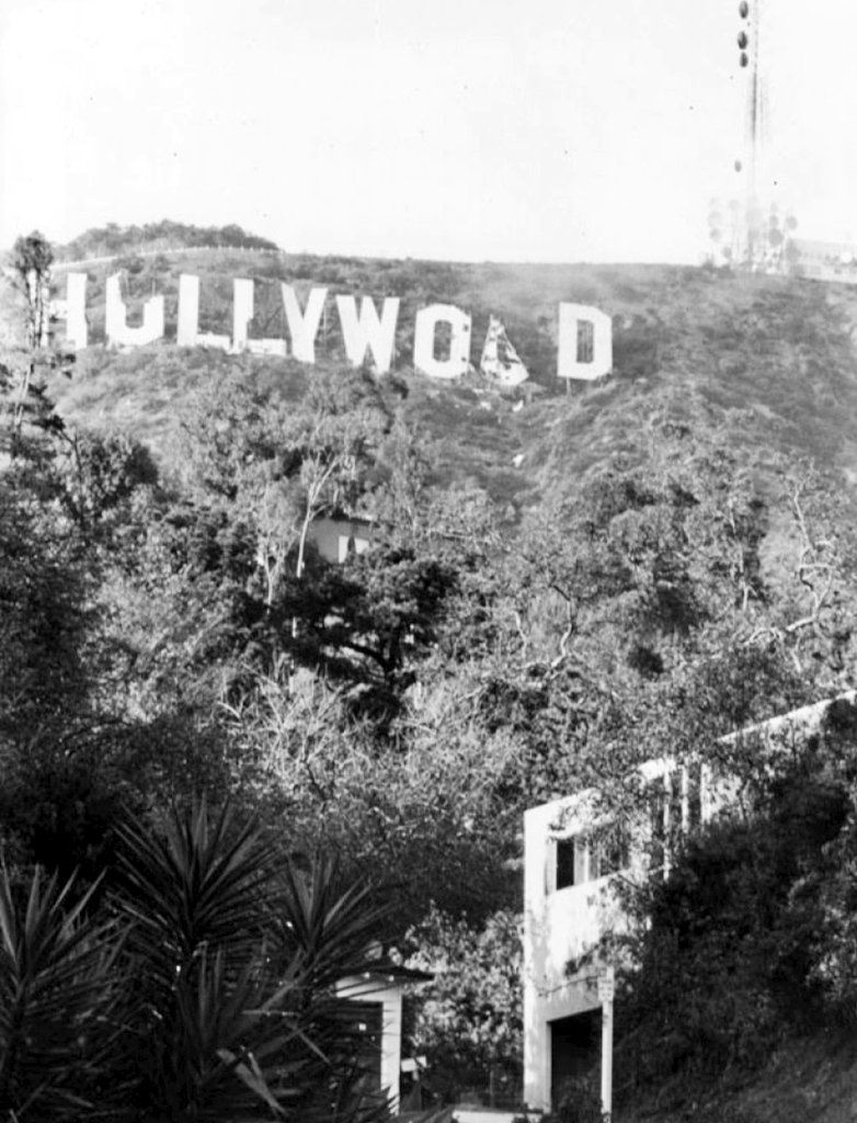 In 1944, the City of Los Angeles bought the land which the sign sat onThey didnt want the sign, so tried to tear it downResidents protested & the City agreed to salvage it on the provisor that the "land" would be removed, so the sign represented the community & not the estate