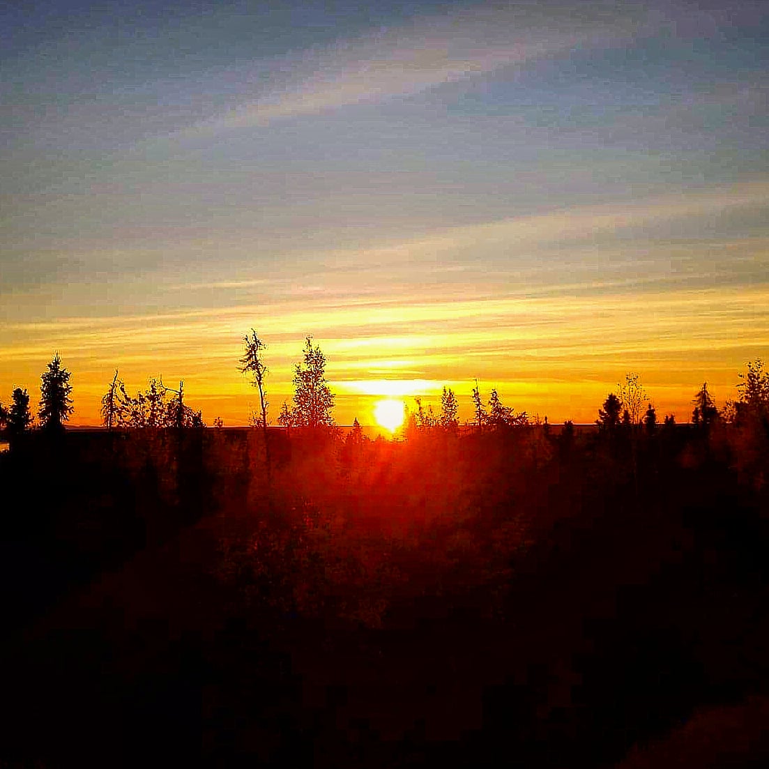 56 Days of 24hr Sun.
Today's Inuvik Sunrise: 3:16 am. Next Sunset: 2:40 am on July 19, 2020. While our Territorial borders remain closed to visitors at this time, our locals will be soaking up our #TrulyArctic way of life under the Midnight Sun. Stay tuned for more of our stories