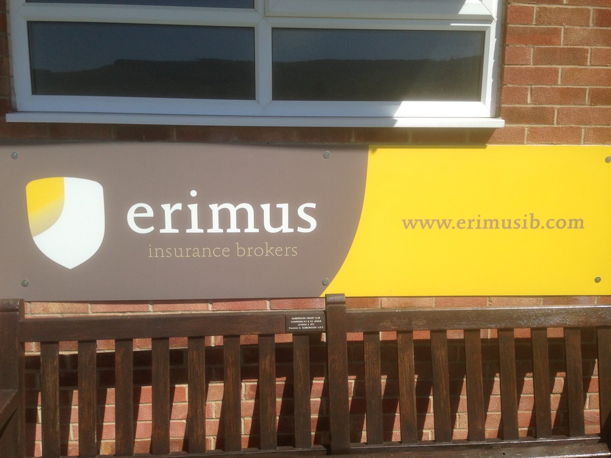 Here at Erimus we are proud to sponsor local clubs, charities &amp; community causes. We sponsor <a href="/GuisboroughCC/">Guisborough CC</a> Cricket Club who have 3 senior teams and 5 junior teams #GrassrootsCricket