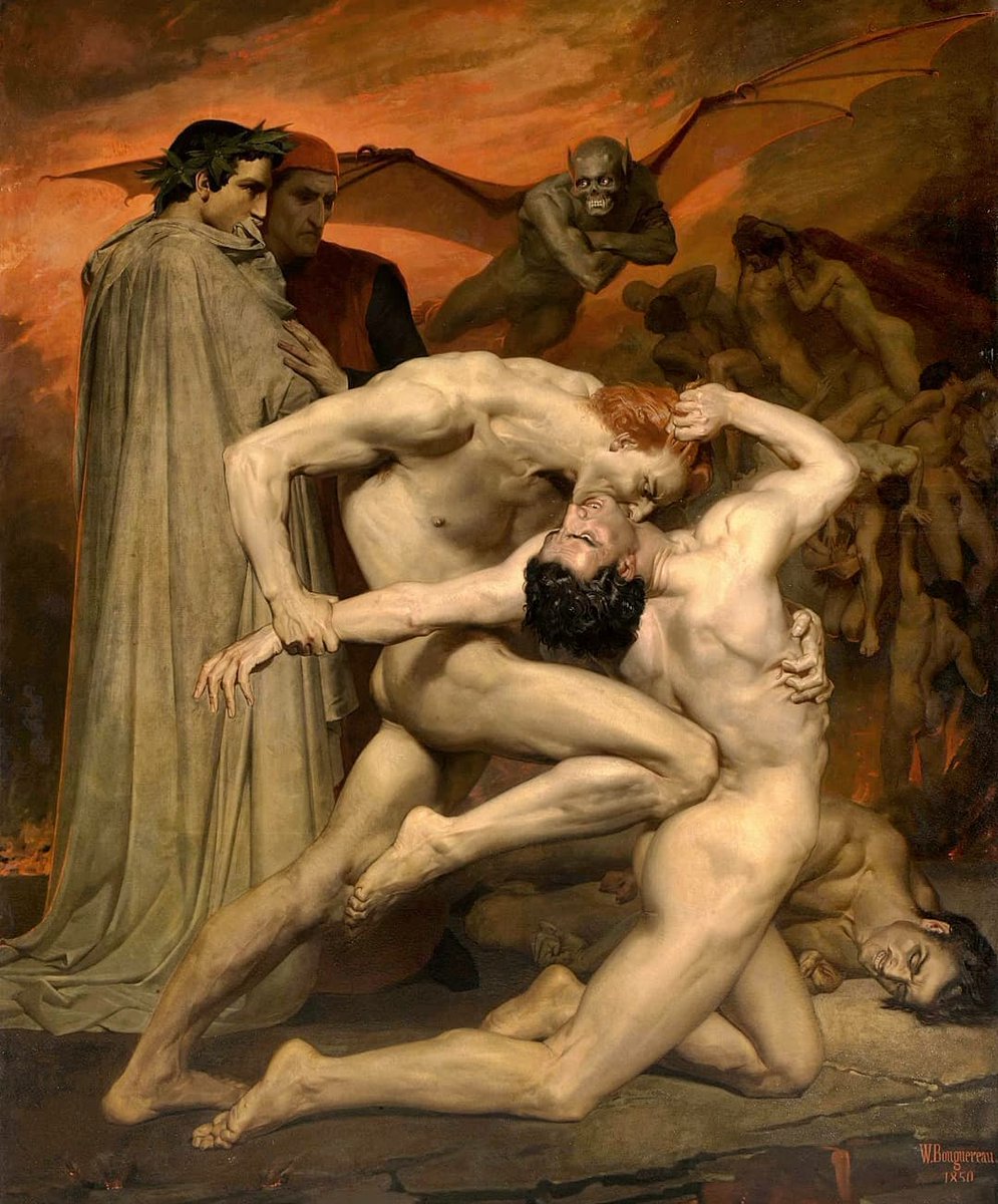 PopovicVlatka's tweet photo. William Bouguereau, Dante and Virgil in Hell, 1850

Drawing - @ColourPopCo Yes Please palette -French Kiss(for sketching), Note to Self,Full Zip ,Champs, GNO..
@milkmakeup Kush mascara, Hydro grip primer, Long Wear Gel Eyeliner in BOSS
@ABHcosmetics Dipbrow Pomade https://t.co/zBCrVF5gd2