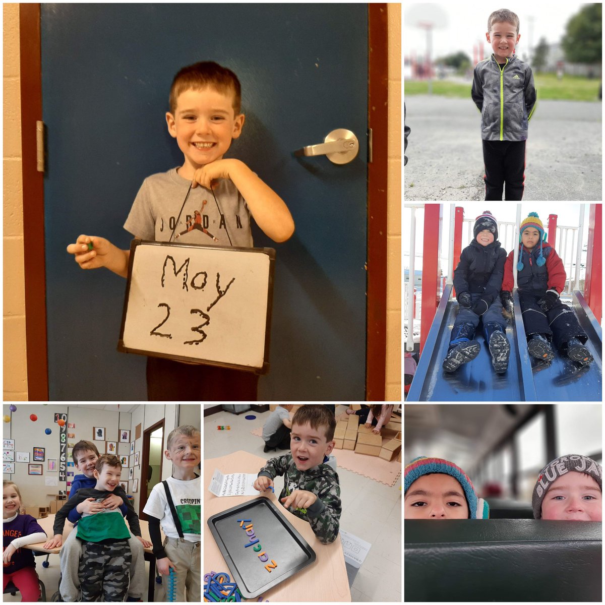 MsKHumby's tweet photo. Happy 6th birthday to this all around awesome kid! I hope your day is filled with all kinds of wonderful! Have fun playing baseball with your new baseball bat! We miss you tons and hope to see you soon, Zachary!🎂🎈🎉 @StMattsTigers https://t.co/XjnrnVclIp