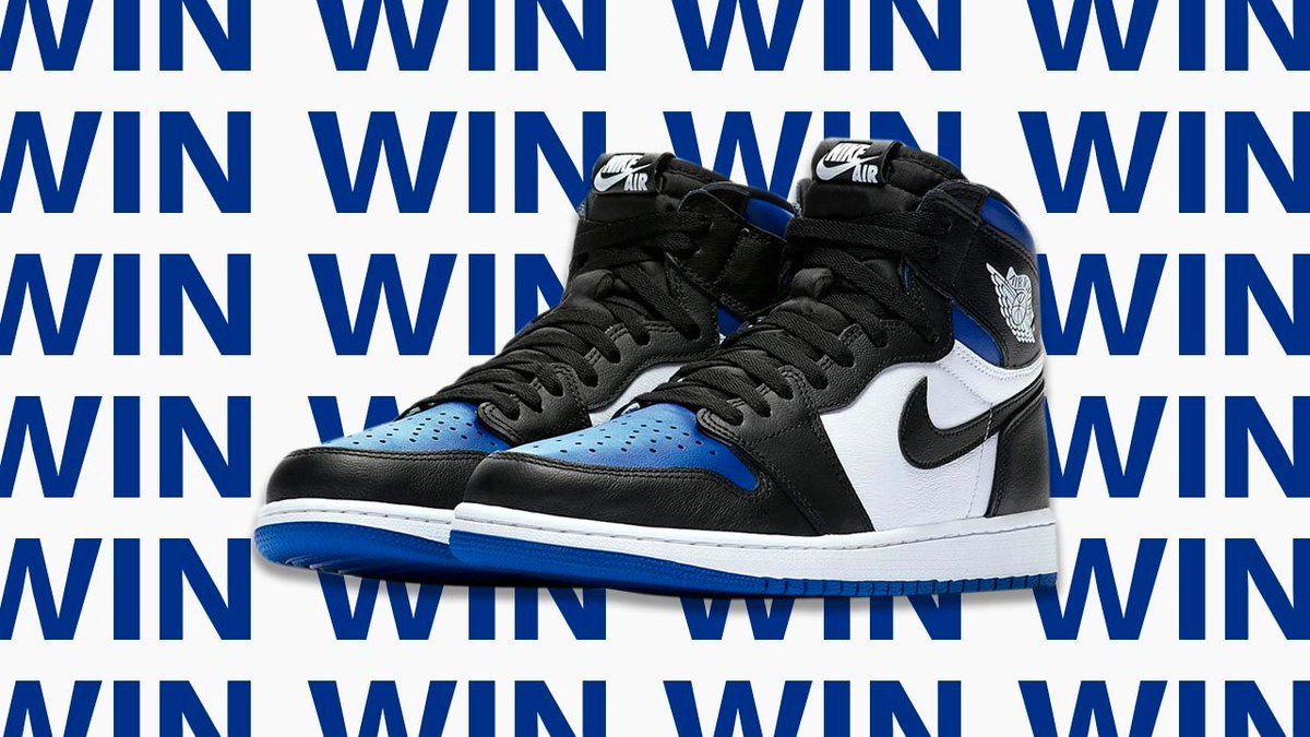 thesolesupplier's tweet photo. 🔥 WIN the Air Jordan 1 High OG "Game Royal"! 🔥

To enter:
1. Follow @thesolerestocks, @thesolesales, and @thesolestyle
2. Like &amp; retweet the post below or any of the competition posts
3. Comment your size

T&amp;Cs: https://t.co/l1RrfgJ5ku https://t.co/y49kL9QIvW
