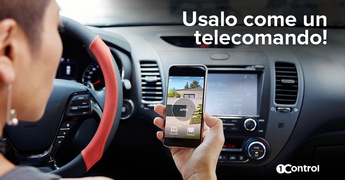 1Control_it's tweet photo. Usalo come un #telecomando 📲
Con #SOLO basta un clic sul #telefono per aprire #cancello e #garage! ⇢ https://t.co/os0JhGIywe https://t.co/K1XUQC3EQ3