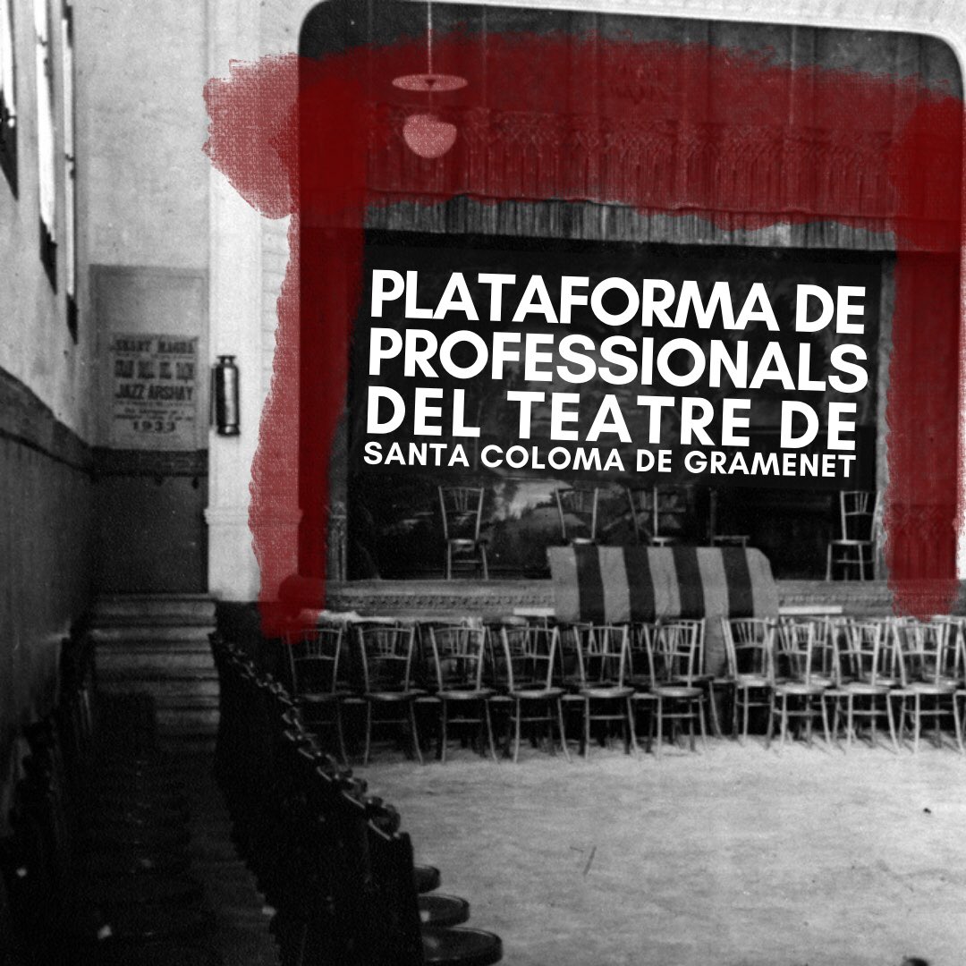 Juntes i junts per seguir endavant amb la cultura de #santacoloma @teatrelacolmena
<a href="/CarrodebacoInfo/">Carro de Baco</a> 
@lavalotteatre
<a href="/lexcentrica/">L'Excèntrica</a>
<a href="/laperezgarcia/">La Perez</a> 
@eumanzanares
<a href="/jordimvendrell/">jordi martinez</a> 
<a href="/eqmcultura/">EQM Serveis Cultural</a> 
<a href="/LauraFreijo1970/">Laura Freijo Justo</a> 
<a href="/ponten_pie/">Ponten Pie</a>