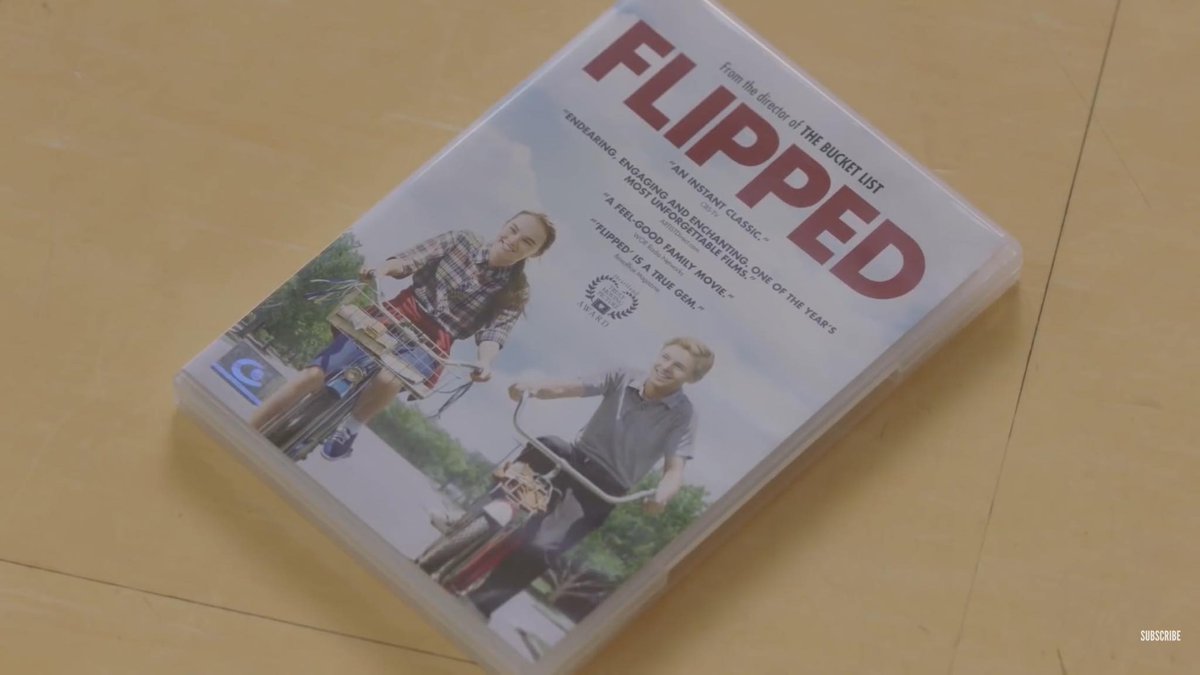 flipped (2010)i think it's entitled flipped for 2 reasons:1. when juli saw bryce the 1st time she said she flipped, cause of being head over heels for him2. their situation FLIPPED, just like third and khai + i think this is where they got the idea of the auction in TOL