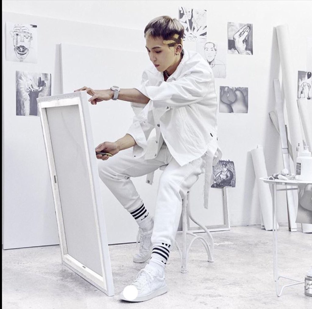 [ #MINO  #송민호] Mino paintings & drawings shown through various campaign with Adidas, Artist through & through 