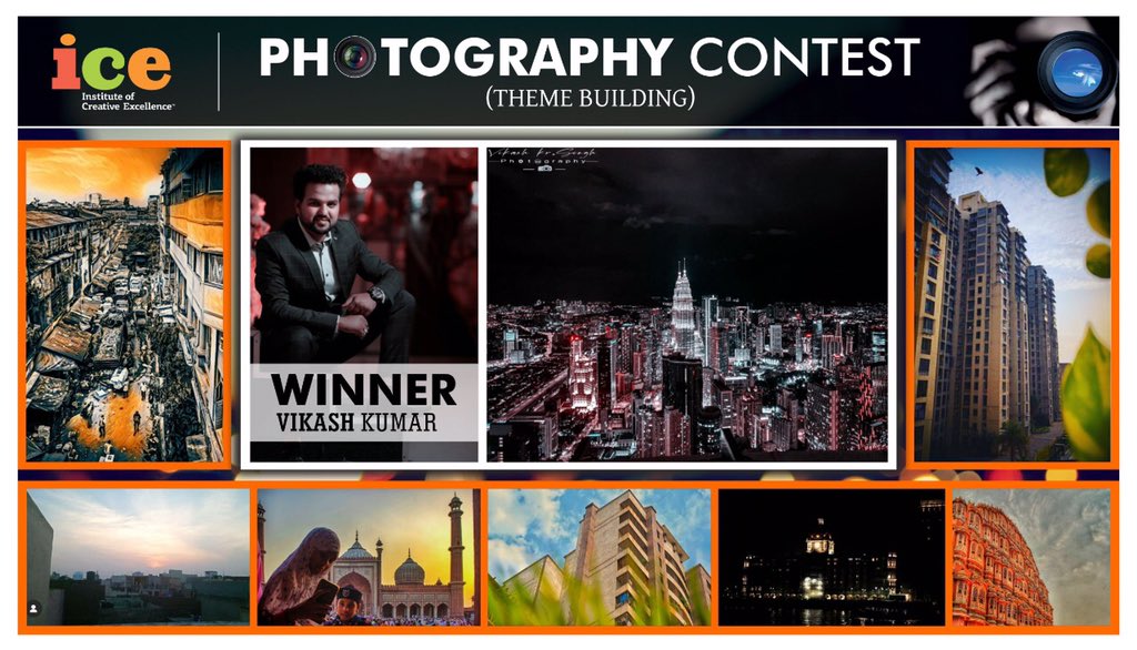 #Winners of Photography Contest <a href="/ice_balaji/">Inst. Of Creative Excellence</a> institute. We are so proud and keep up the good work!!🤩🏆🌃📷📸 #themebuilding