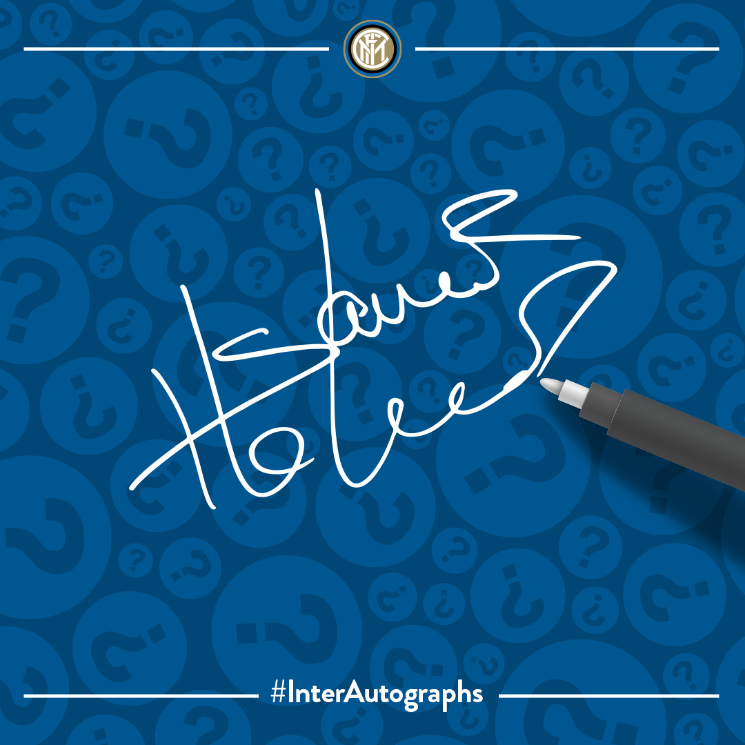 Inter_br's tweet photo. ✍ | ADIVINHE O AUTÓGRAFO!
Hoje começamos uma nova série do #InterQuiz, com um autógrafo diferente a cada dois dias 🖊
Então, #InterFans, mandem ver! A que jogador atual da Inter pertence o autógrafo de hoje? 🤔
#InterAutographs https://t.co/cKHVpo73jU