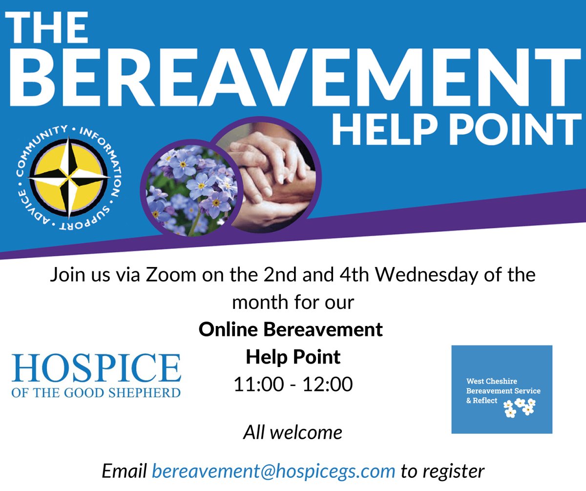 We have gone online with the @GS_Hospice Bereavement Help points.  Please share with your networks in our local area. @ChesterVol @BrightMemories7 @WellbeingHighSt @HTBlacon @radioblacon @BlaconHigh @ChesterPride @SanctuaryHousi1 @BrioLeisure @BrioEPSV @BrioNorthgate