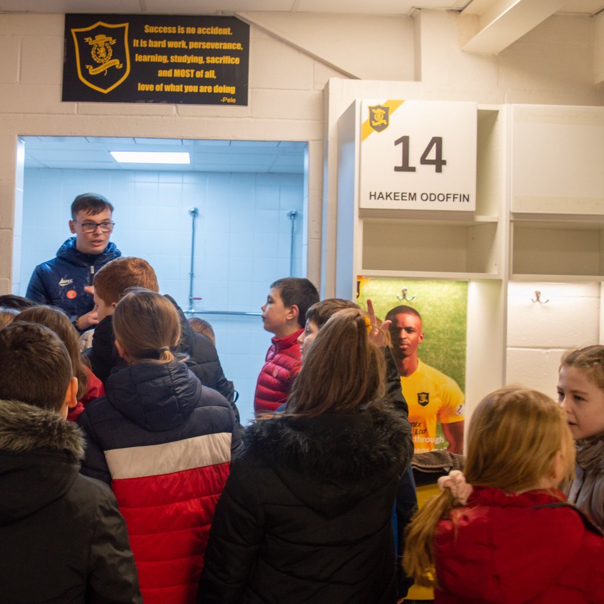 The club were then delighted to support  @SRtRCScotland’s Educational Club Event which was held at the stadium in December! The kids managed to get a tour of the stadium among their educational activities!