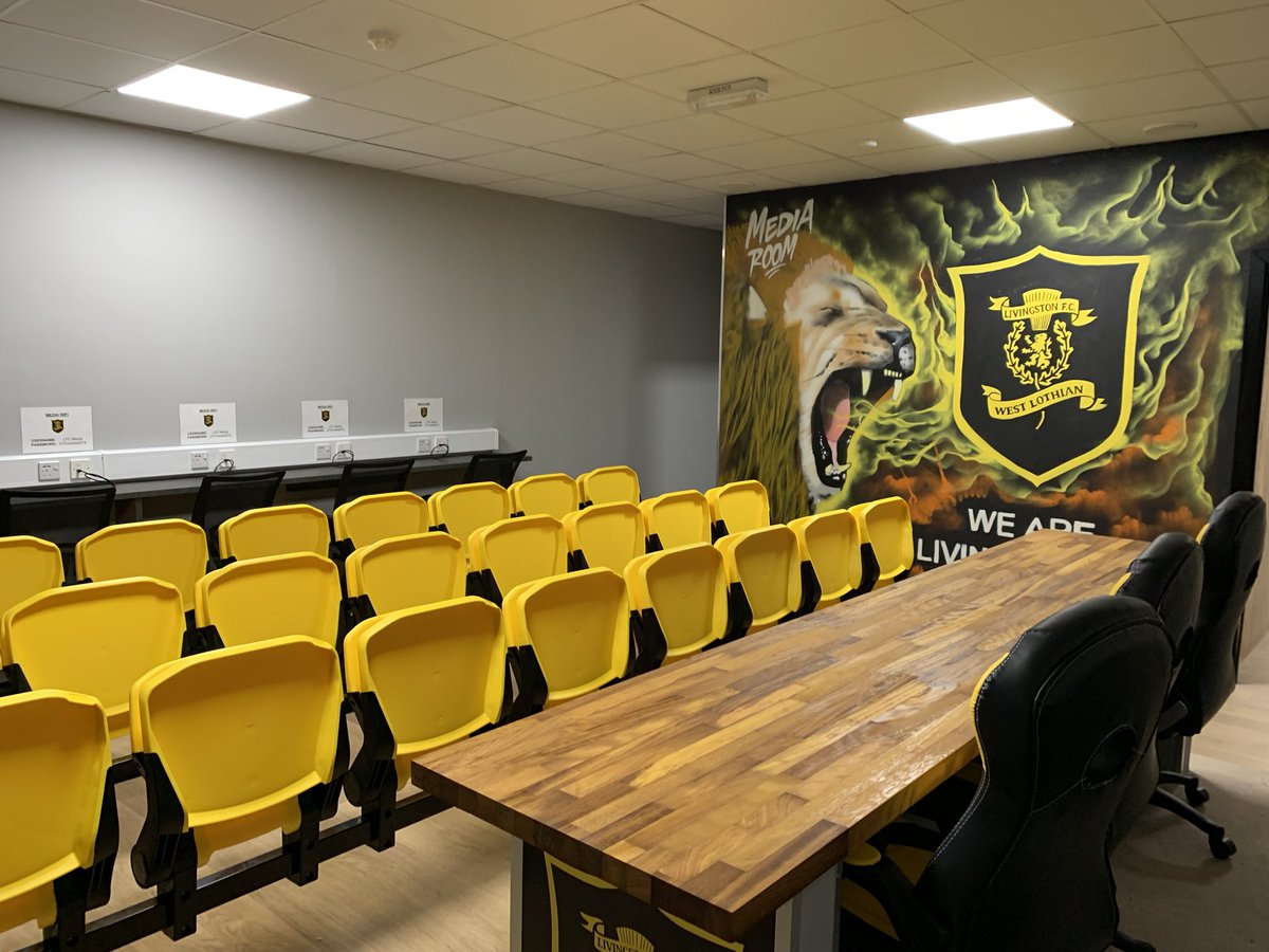 Towards the end of January we were able to complete our brand new Media Room in the main stand! Also, we improved the desk in our media area.Fair to say, this is some makeover from what it used to look like! Just one of the many improvements we have had over the season!