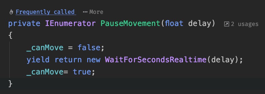 TheOtherCam's tweet photo. Can a delegate event of type IENumerator in @unity3d yield return WaitForSeconds? Mine isnβt waiting but itβs also not throwing any errors! Hmmβ¦ #GameDev #csharp #programming #imhopeless https://t.co/NlcvhjkA2y