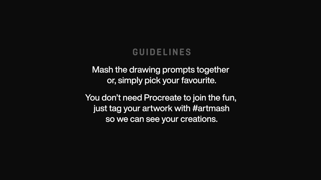 Procreate's tweet photo. Time for the weekly #Procreate #Artmash! https://t.co/ZLqC3z39iI