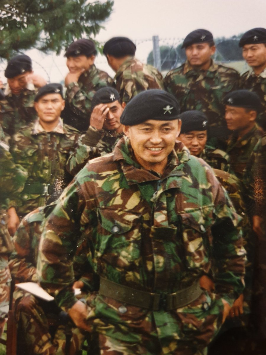  #myfatherisaGurkha - He is also someone who I am immensely proud of. Having lost both his parents at such a young age, he knew he could only make something out of his life by leaving his village. Being a Gurkha means many things for different people, but for my father (1/3)
