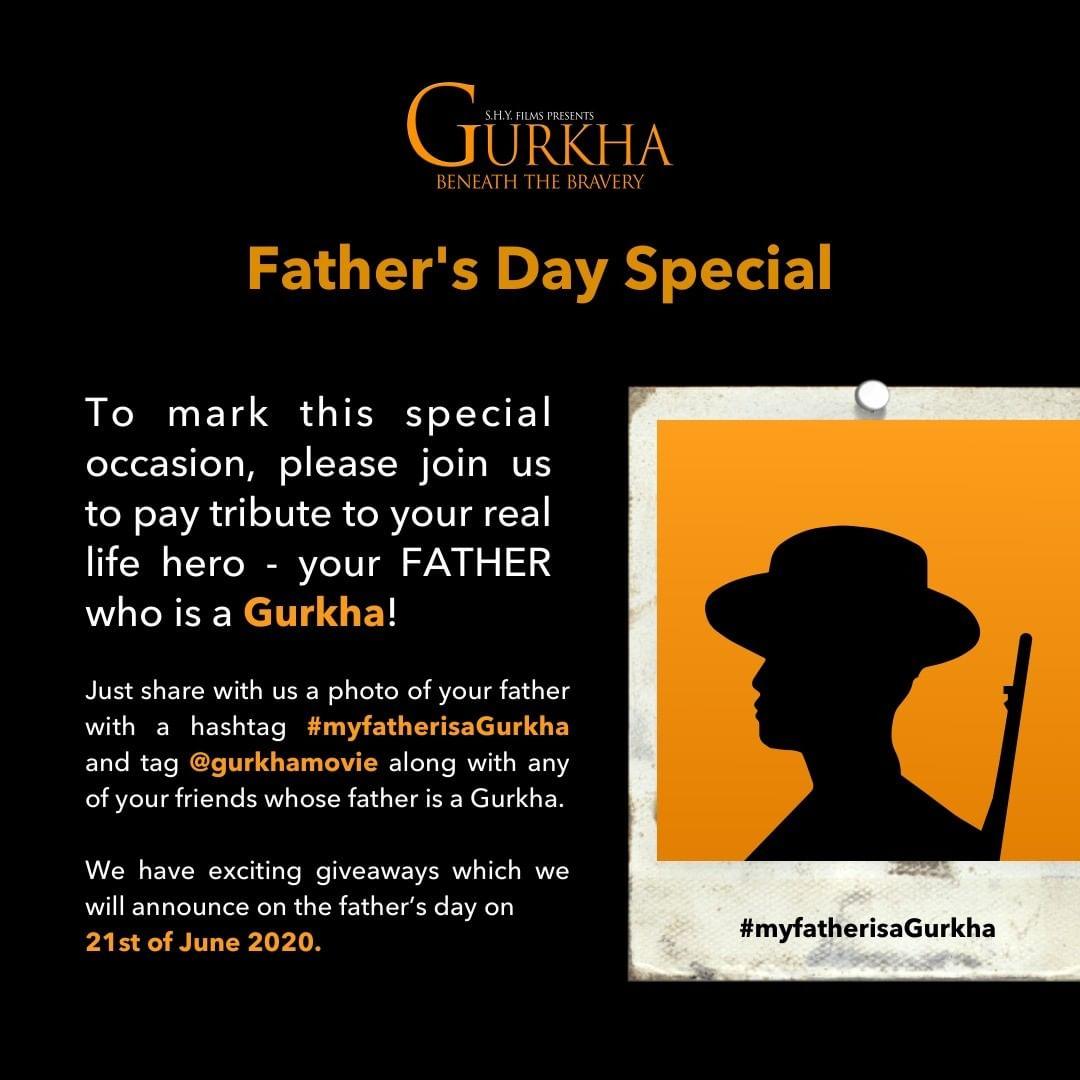 Join me in this campaign for  #GurkhaTheMovie + share a photo of your father/grandfather who is a Gurkha as we slowly build up to Fathers Day (UK) next month. Use the hashtag and tag the film and you might just end up receiving some goodies! #Gurkhas  #Gurkha  #BritishArmy (3/3)