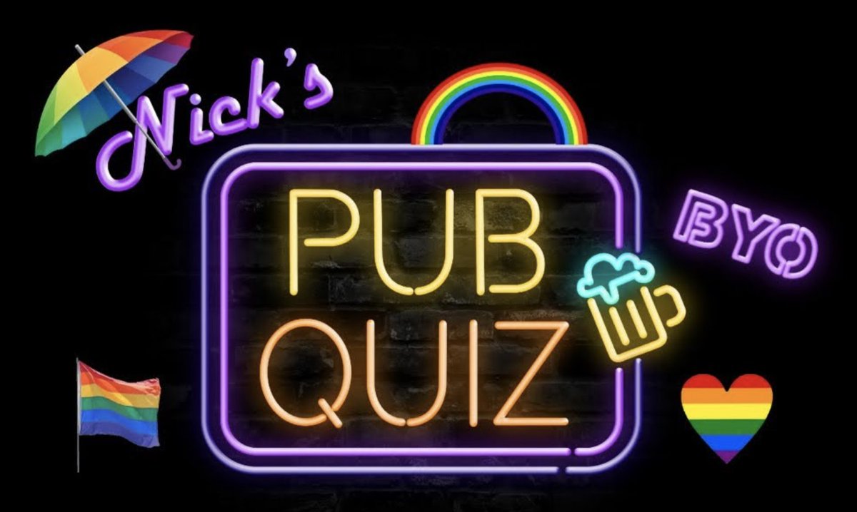 Join Nick's pub quiz starting at 8pm tonight and submit your answers at virtualquiz.app/quiz/nick to play along with others and compare scores.

#NicksPubQuiz