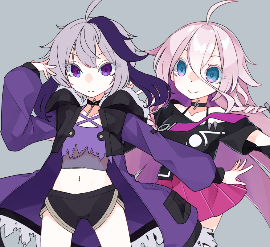 イア(VOCALOID) 「並べると姫を守るナイトみたい 」|八塚スピナ🌌のイラスト
