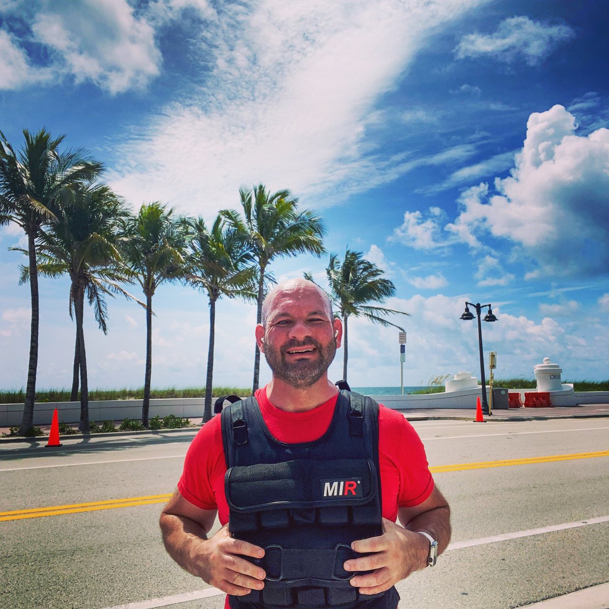melkins31175's tweet photo. Nice and easy 6k ruck (wearing @roguefitness 50# weight vest) to start the day!
#ruck #rogue #roguefitness #weightvest #weight #moveweight #conditioning #conditioningtraining #crossfit #metabolicconditioning #fitness #fortlauderdale #fortlauderdalebeach #mlelaw #beach https://t.co/JDZ13lGJat