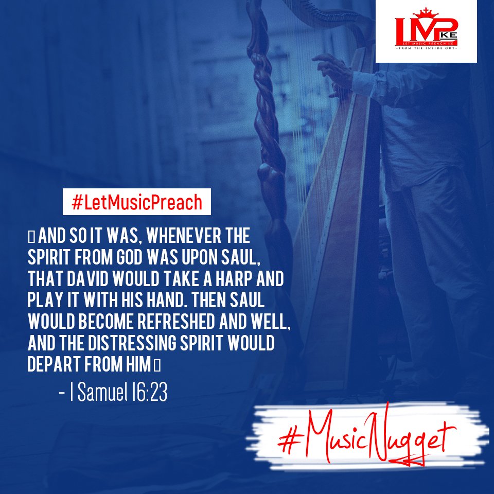 music_nugget's tweet photo. Hi there,
Life has its ups and downs, dark days and bright ones but uplifting music gives you comfort, hope and peace. It's God's will to have music speak to our souls and give us peace ๐ค
(I Samuel 16:23 NKJV)
#MusicNugget
#LetMusicPreach https://t.co/lKTlx0Ukly