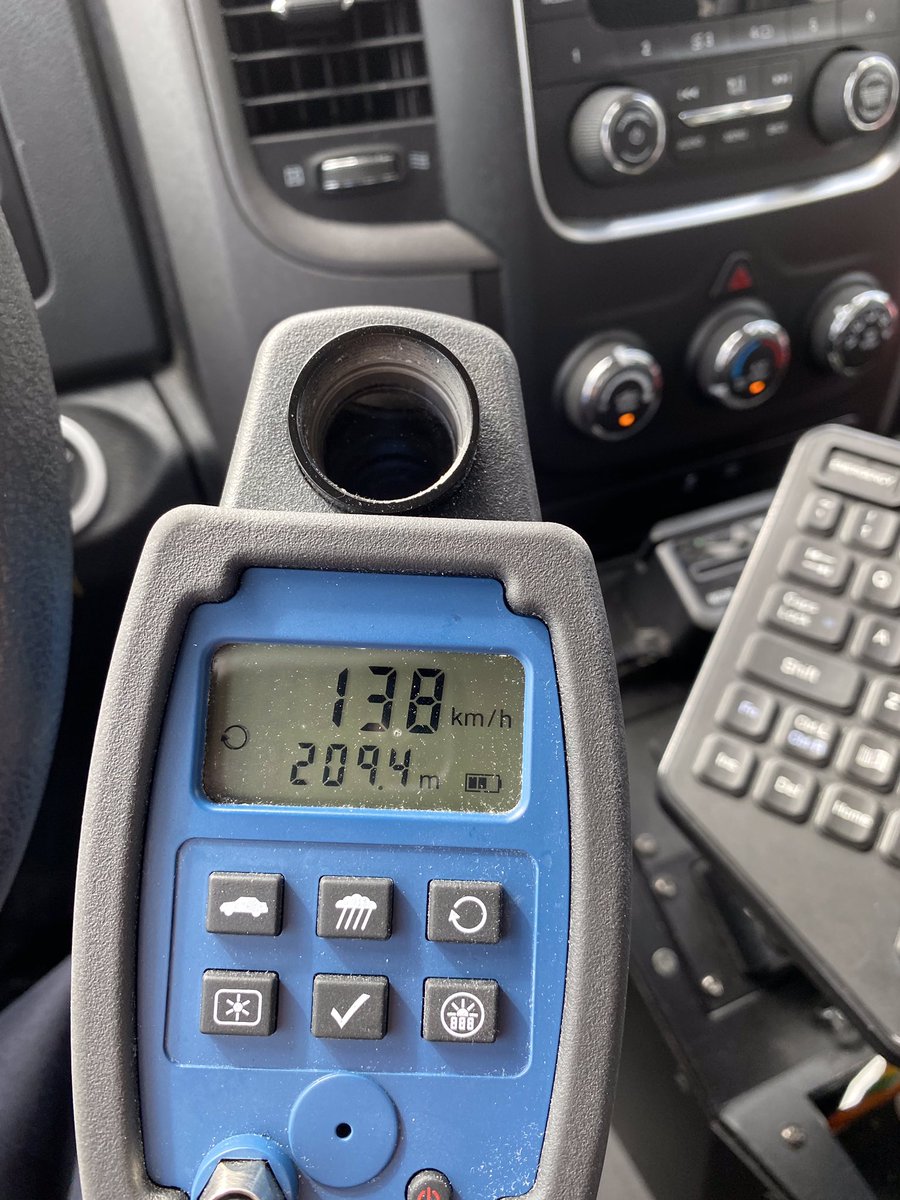 HRPS_Comm's tweet photo. Out for a rip eh? Allow us to introduce ourselves; our Traffic Unit has zero tolerance for those who place our road users at risk.

M2 rider from Milton clocked at 2.5X the posted speed limit. Charged with Stunt Driving, Speeding 138/60. Suspension/Impound. #NotOnOurRoads ^MRT https://t.co/2ulbVWAb8W