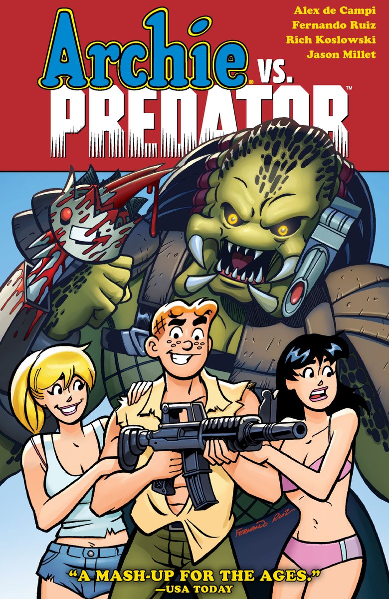 GetDrawnIn's tweet photo. America’s favorite teen meets the galaxy’s fiercest hunter!

Read Archie vs Predator from @darkhorsecomics on Graphite!

Read it at https://t.co/FVOCNo2TfO

#archie #archiecomics #archiecomic #archieandrews #riverdale #archievspredator #darkhorsecomics #darkhorse #webtoon #manga https://t.co/dpaah5NyjM