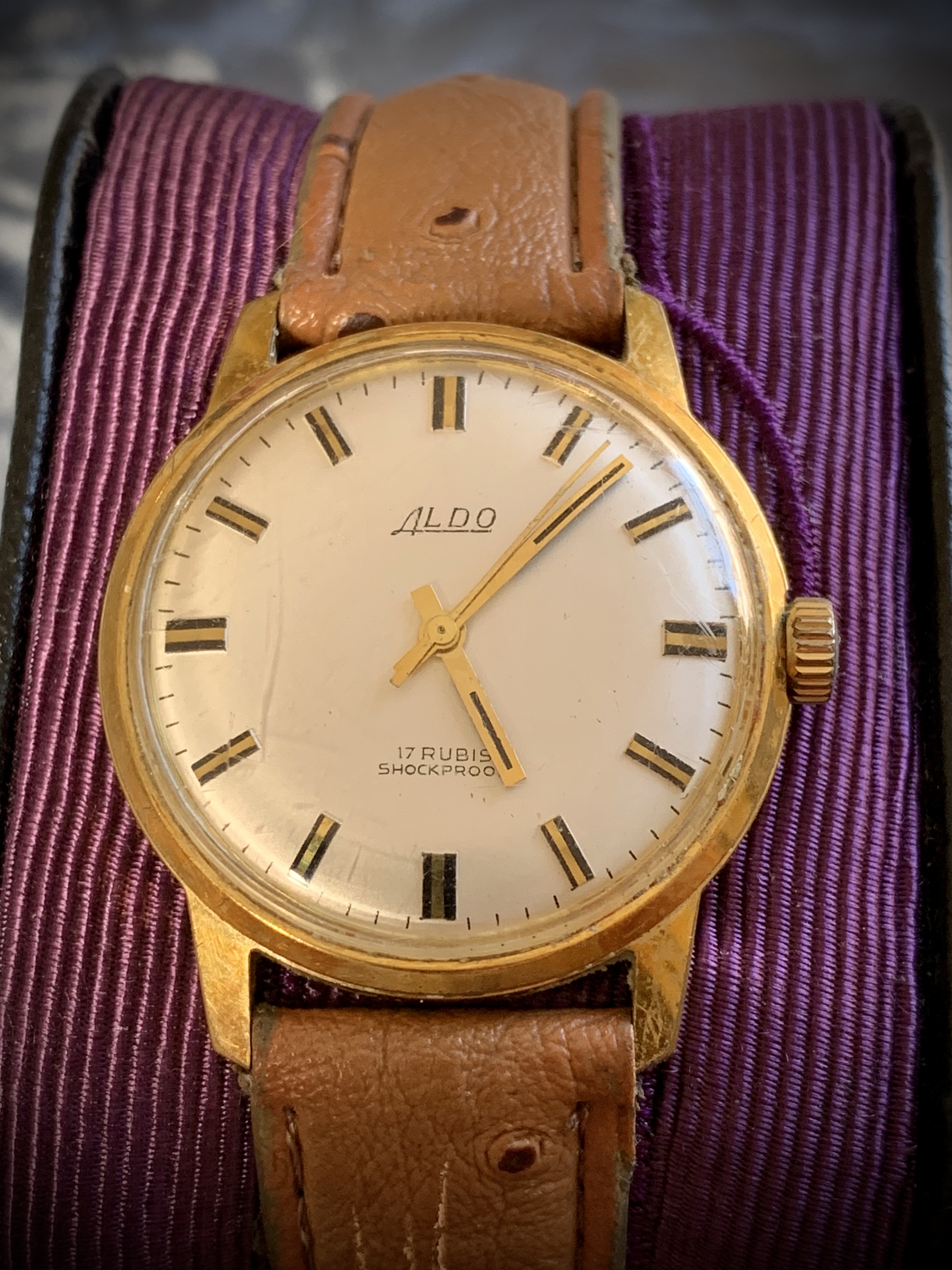 martyn ware on Twitter: "Last of my for sale ALDO German mens watch 1970s Reserve £60 inc UK postage (others on request) Working - 90 days DM me https://t.co/Y31GOyPIAA"