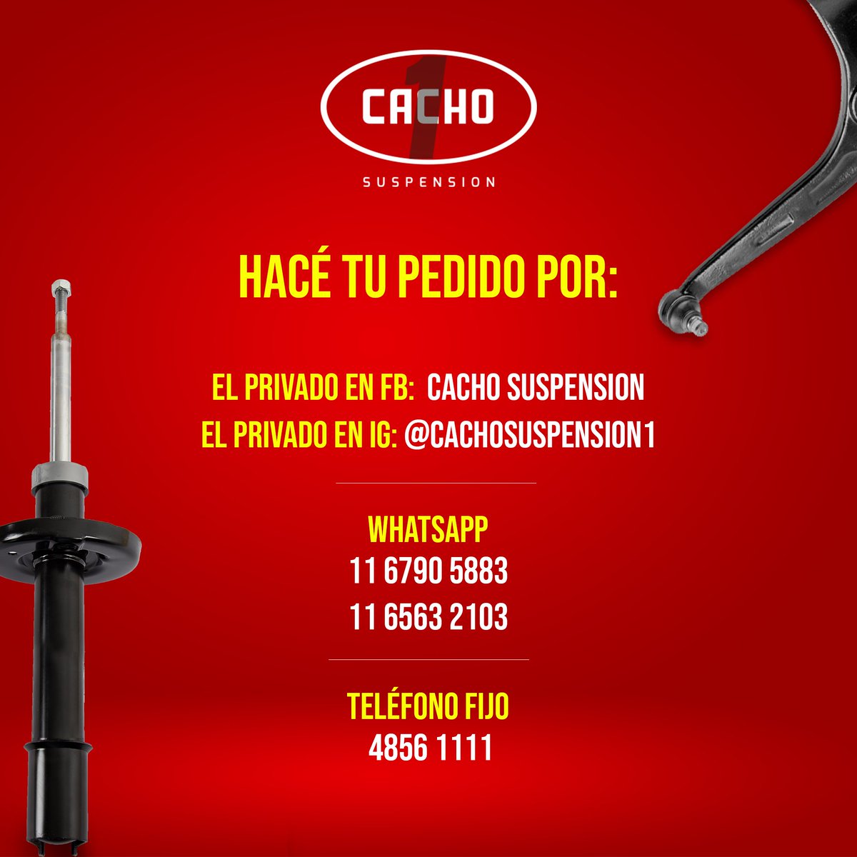 cachosuspension's tweet photo. Consultá, compra y recibí! Así de fácil lo hacemos para vos

Tu sponsor oficial está activo 24 hs para atender a todas tus dudas.

Contactanos al privado en instagram o facebook https://t.co/GTcpgJaC2Z