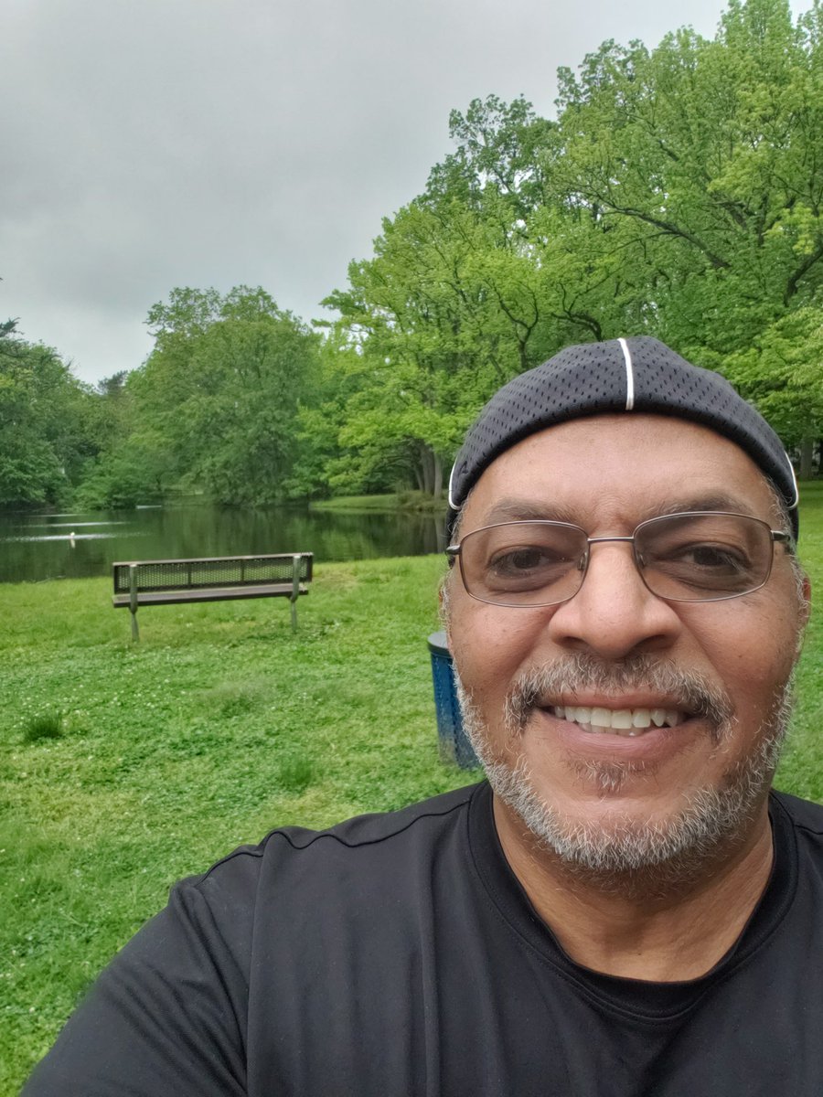 NJILOAexec's tweet photo. Mike Downer getting his @HEADstrongFnd #greatcall2020 run in between the rain! #njlax https://t.co/xrfZpEczFA