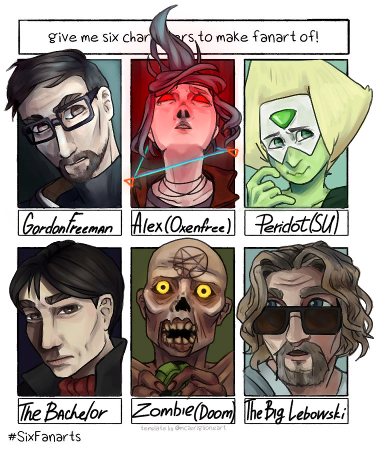 shursha_hrisova's tweet photo. I finally finished it yee
#sixfanarts
#HalfLife #HalfLife2
#Oxenfree #Alex
#StevenUnivers #StevenUniversFuture #Peridot
#Pathologic #Pathologic2 #TheBachelor
#Doom #DoomEternal
#TheBigLebowski https://t.co/JjHePjoI9J