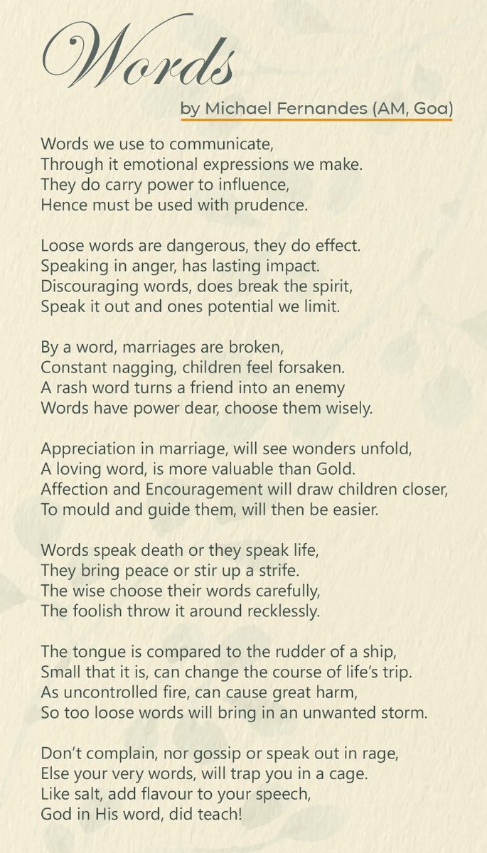 michael_awake's tweet photo. #words_have_power #chooseyourwordswisely #death__and_life_are_in_the_power_of_the_tongue #christianquotes #christiandevotional #michaelfernandes https://t.co/mfOfYpqJfo