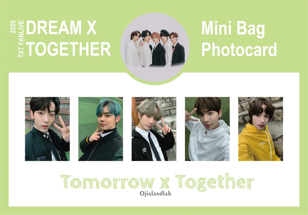 🔖TXT Photocard Template 투모로우바이투게더 포카 모음 - Mini